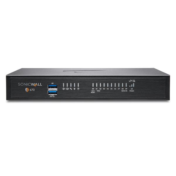 Sonicwall Tz670 Secure Upgrade Plus Essential Edition 3yr